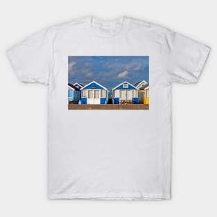 Beach Huts Hengistbury Head Dorset England UK T-Shirt